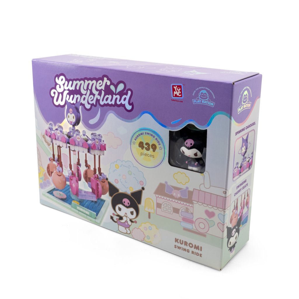 HELLO KITTY - YuMe Blocks Summer Wunderland- Kuromi Swing Ride