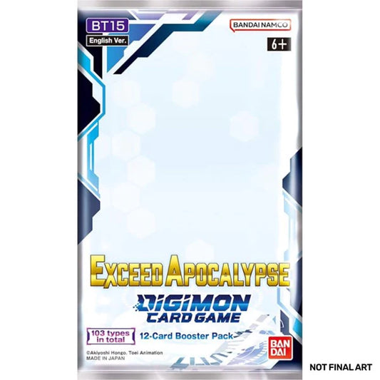 Digimon Card Game Exceed Apocalypse BT15 Booster Pack