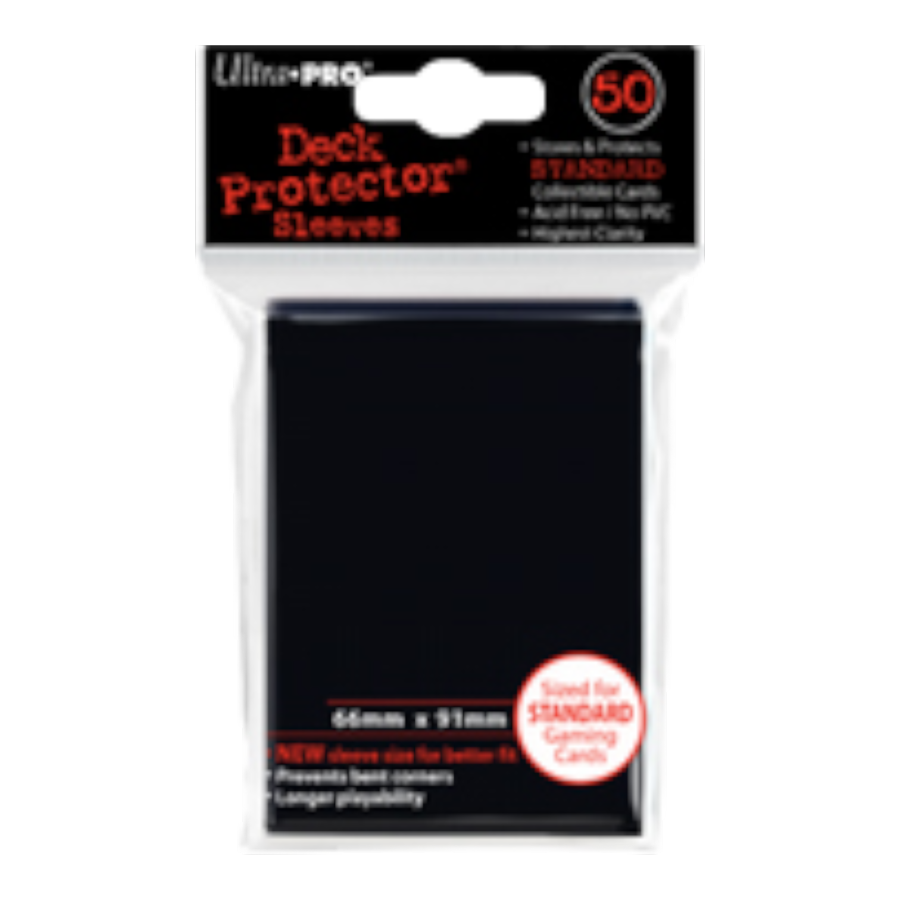 Ultra Pro - Deck Protectors Black (50 Count)
