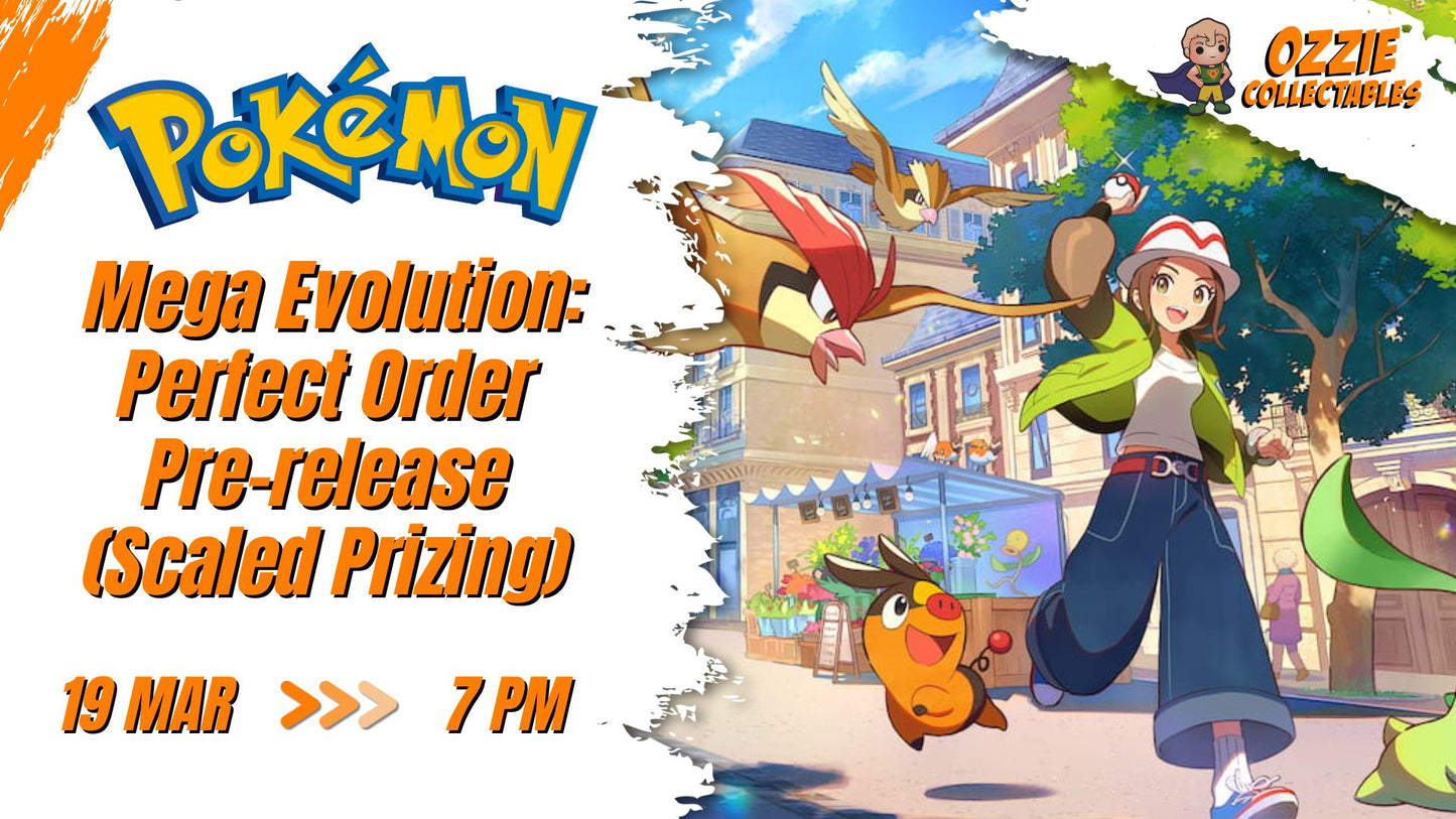 Pokemon - Mega Evolution: Perfect Order Pre-release Event (Scaled Prizing) Thursday 19th March 7pm