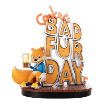 Conker's Bad Fur Day - Game Cover Resin Statue