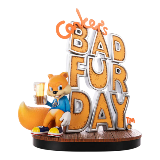 Conker's Bad Fur Day - Game Cover Resin Statue