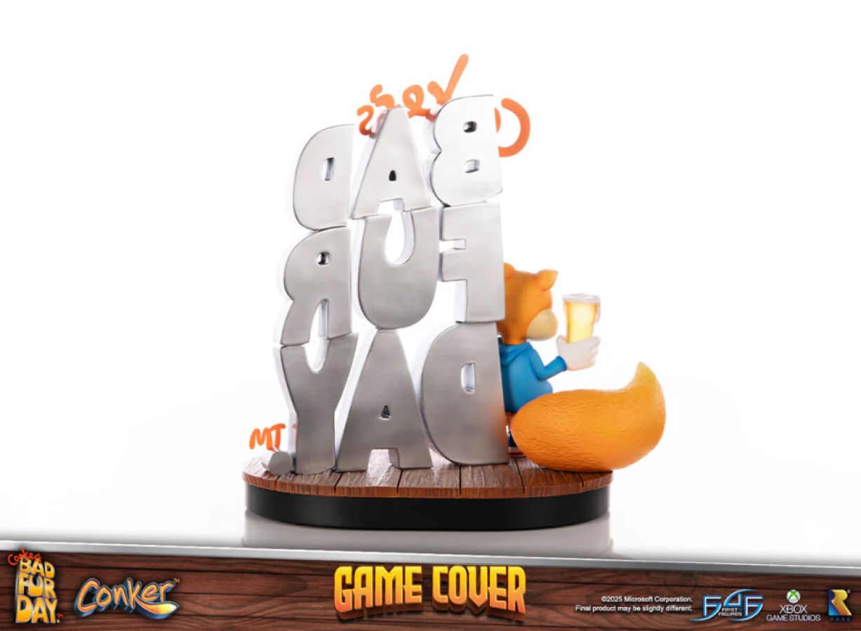 Conker's Bad Fur Day - Game Cover Resin Statue