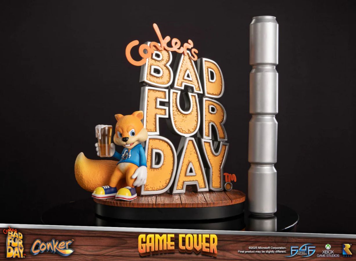Conker's Bad Fur Day - Game Cover Resin Statue