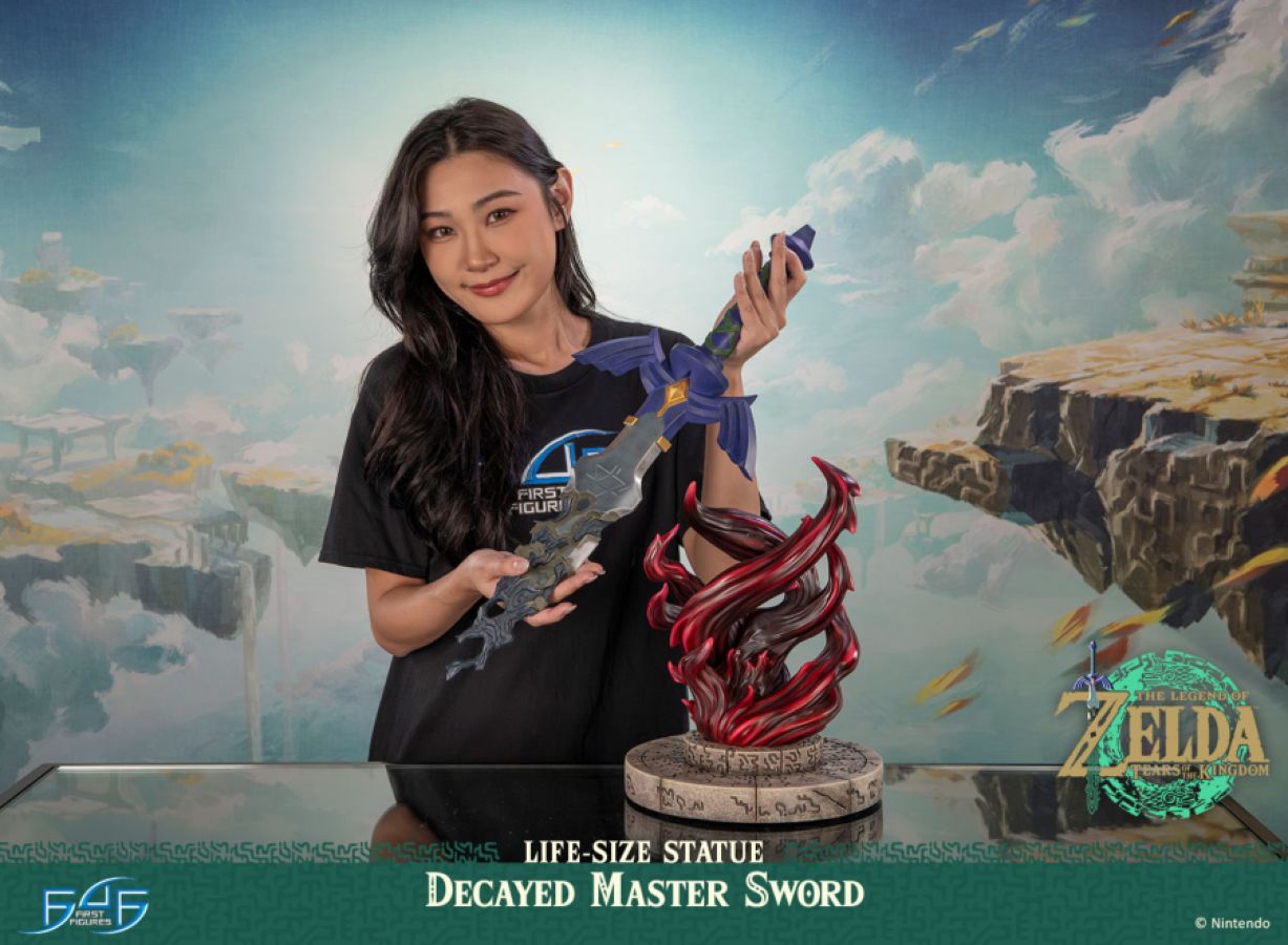 The Legend of Zelda:Tears of the Kingdom - Decayed Master Sword Life-Size Statue