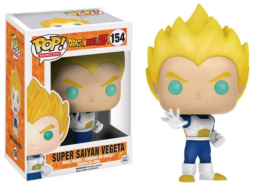 Dragon Ball Z -  Super Saiyan Vegeta Blue & White US Exclusive Pop! Vinyl #154