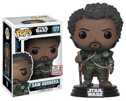 Star Wars: Rogue One - Saw with Hair 2017 NYCC US Exclusive Pop! Vinyl #177