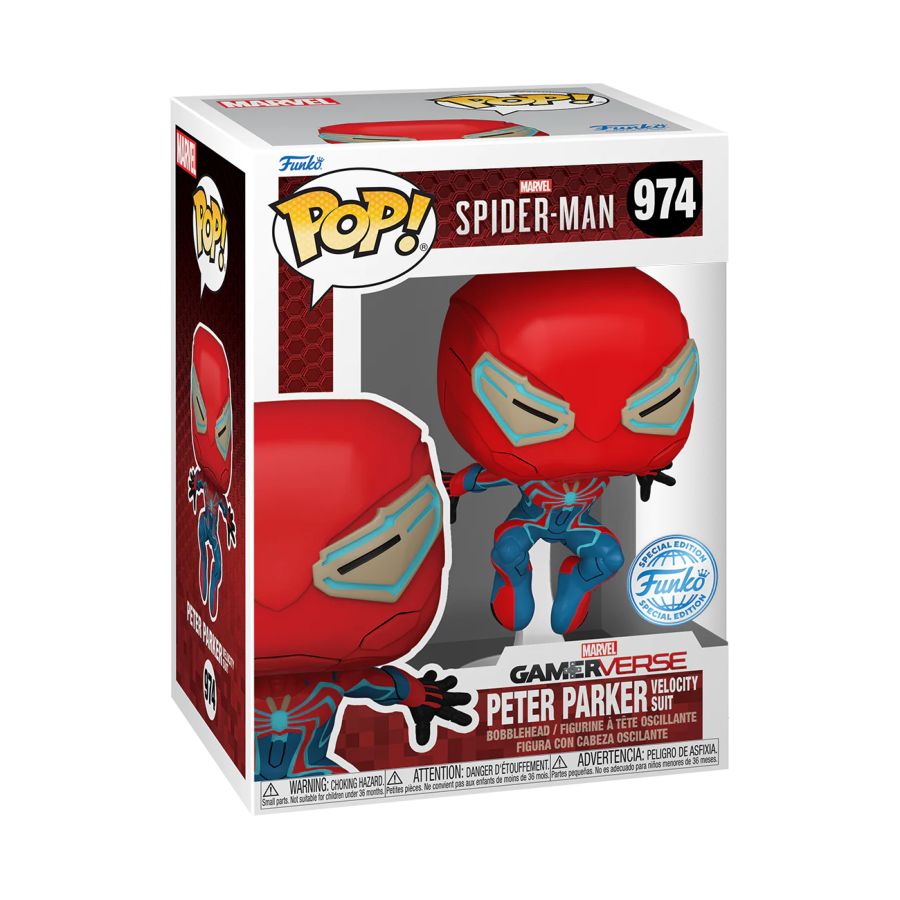Spiderman 2 (VG'23) - Peter Parker (Volecity Suit) Pop! Vinyl
