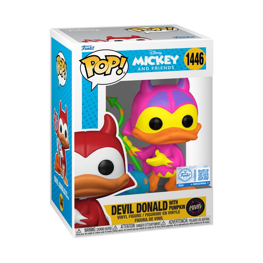 Disney - Devil Donald with Pumpkin US Exclusive Pop! Vinyl
