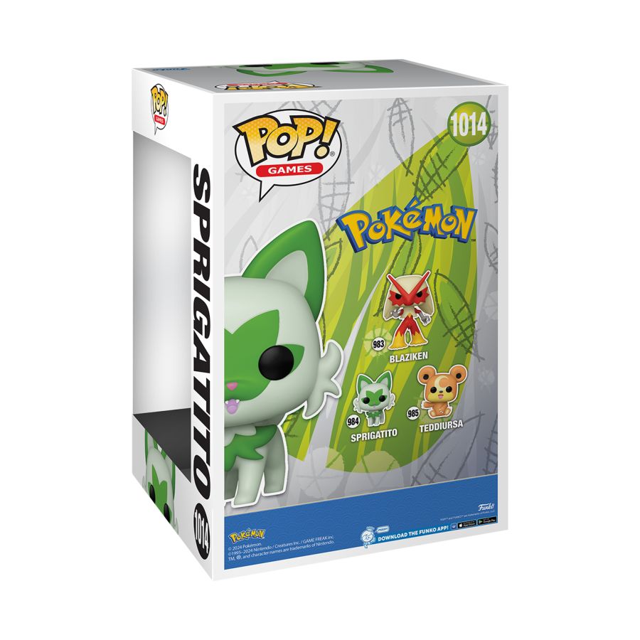 Pokemon - Sprigatito 10" Pop! Vinyl