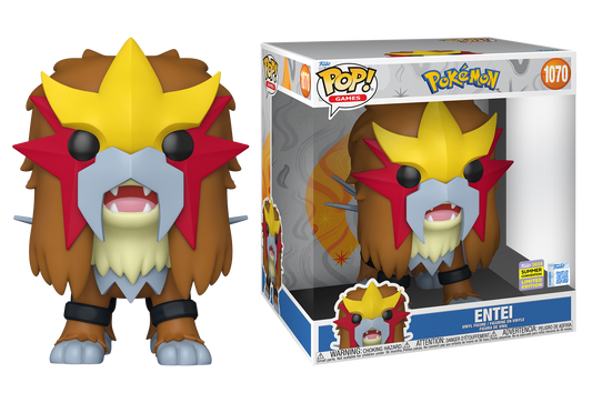 Pokémon - Entei SDCC 2025 Summer Convention Exclusive 10" Pop! Vinyl