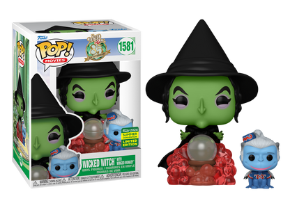 Wizard of Oz - Wicked Witch with Winged Monkey SDCC 2024 US Exclusive Pop! Vinyl #1581