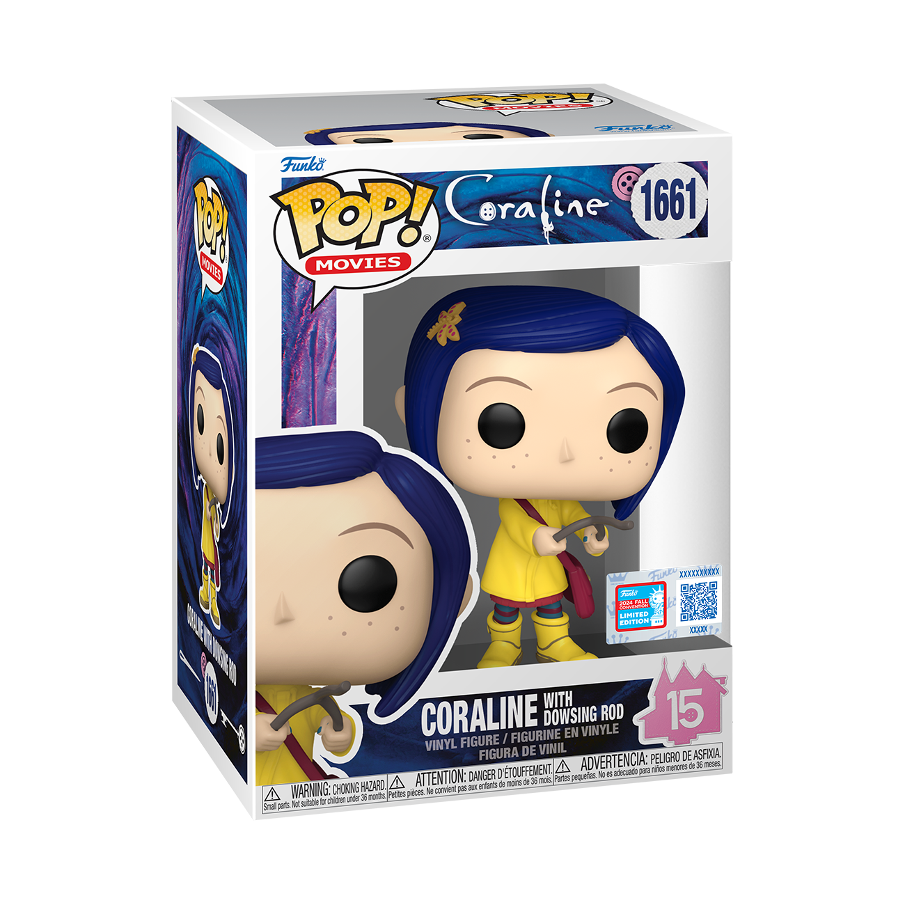 Coraline - Coraline (New Pose) NYCC 2024 Fall Convention Shared Exclusive Pop! Vinyl #1661