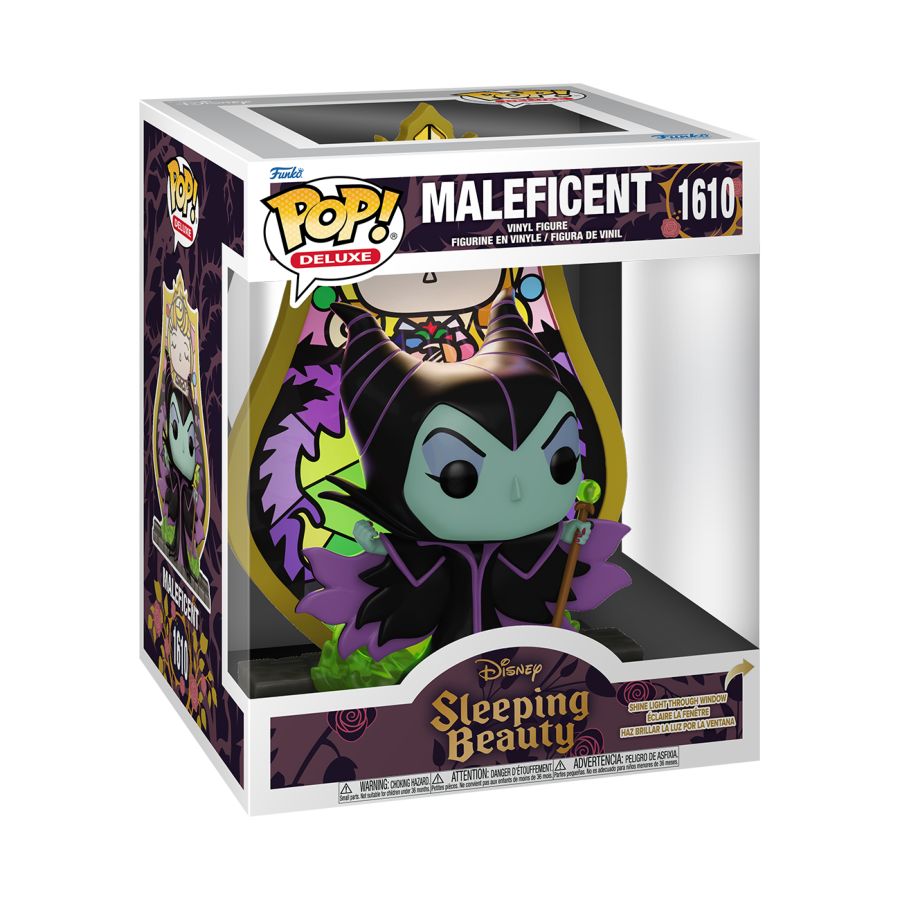 Disney: Villains - Maleficent (Stained Glass) Pop! Deluxe