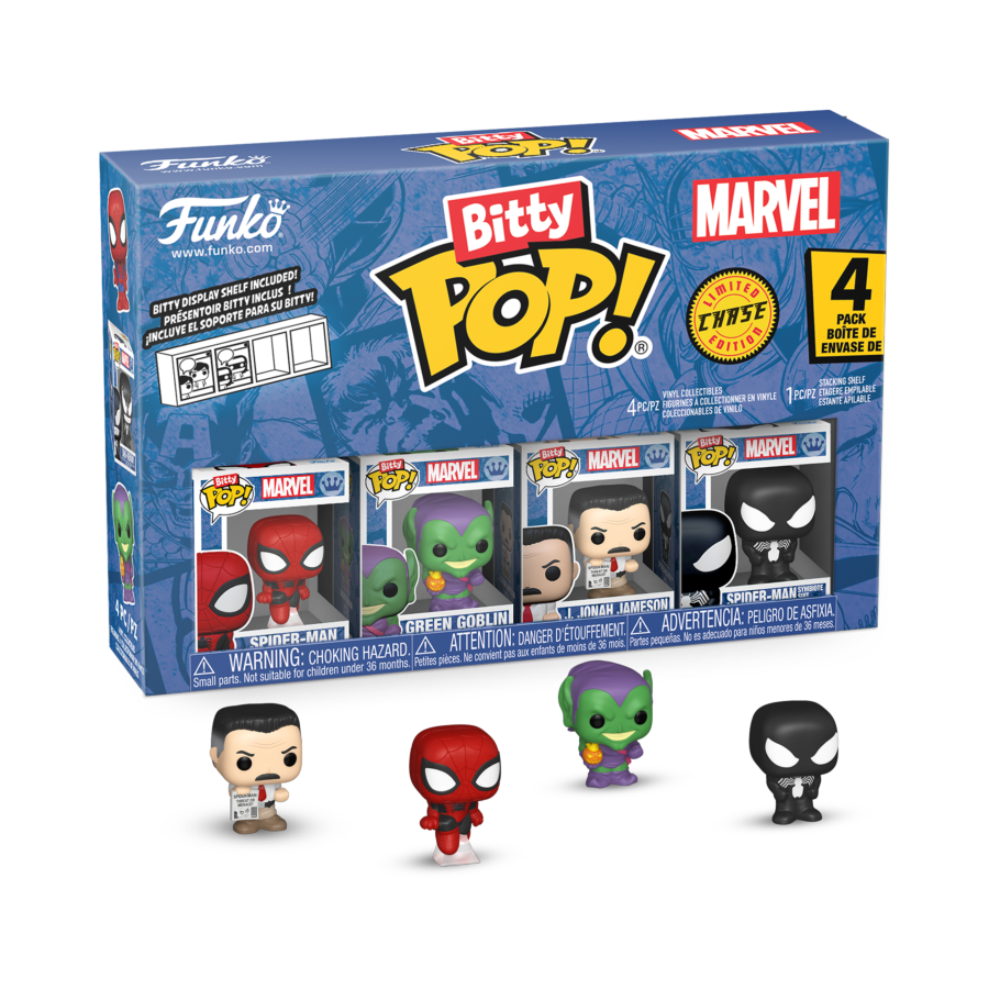 Spider-Man - Spider-Man Bitty Pop! 4-Pack