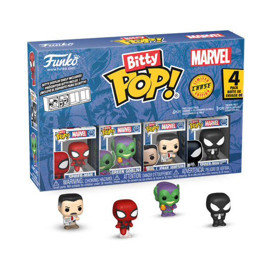Spider-Man - Spider-Man Bitty Pop! 4-Pack