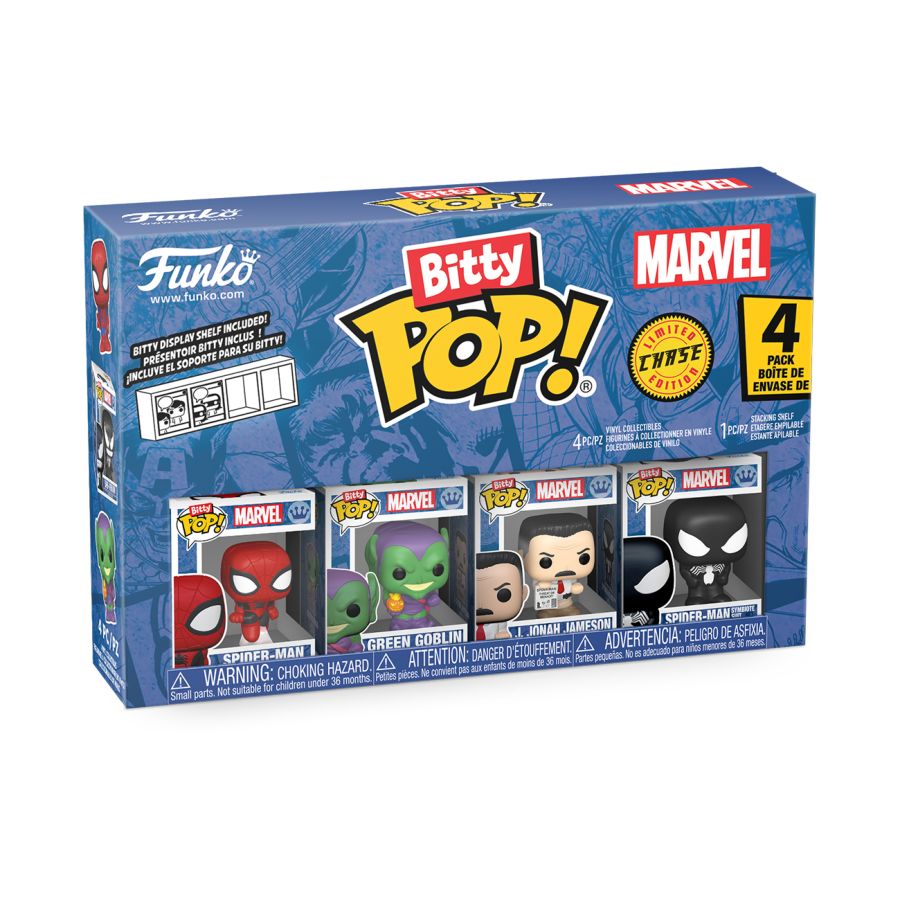 Spider-Man - Spider-Man Bitty Pop! 4-Pack