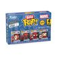 Spider-Man - Peter Parker Split Bitty Pop! 4-Pack