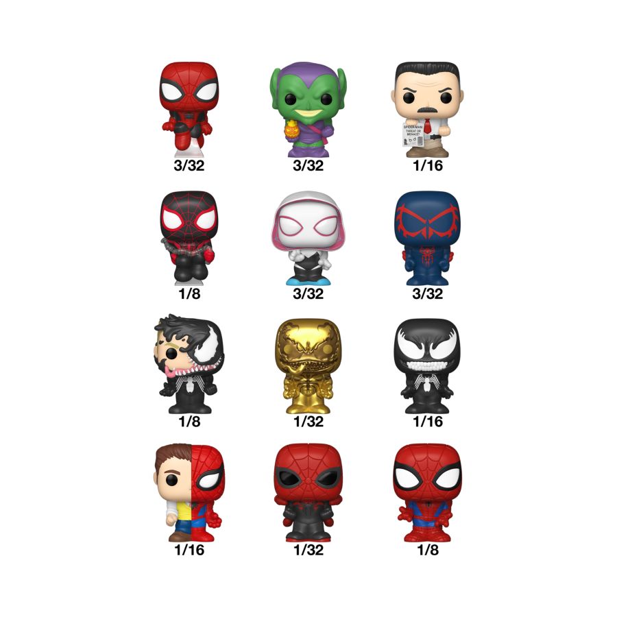 Spider-Man - Bitty Pop! Blind Bag Assortment (Display of 32)