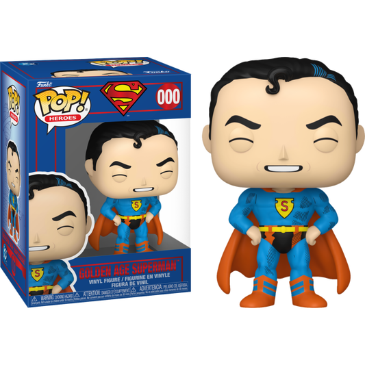 DC Comics: Shield Through the Ages - Golden Age Superman Pop! Vinyl