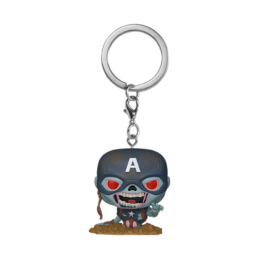 Marvel: Zombies - Zombie Captain America Pop! Keychain