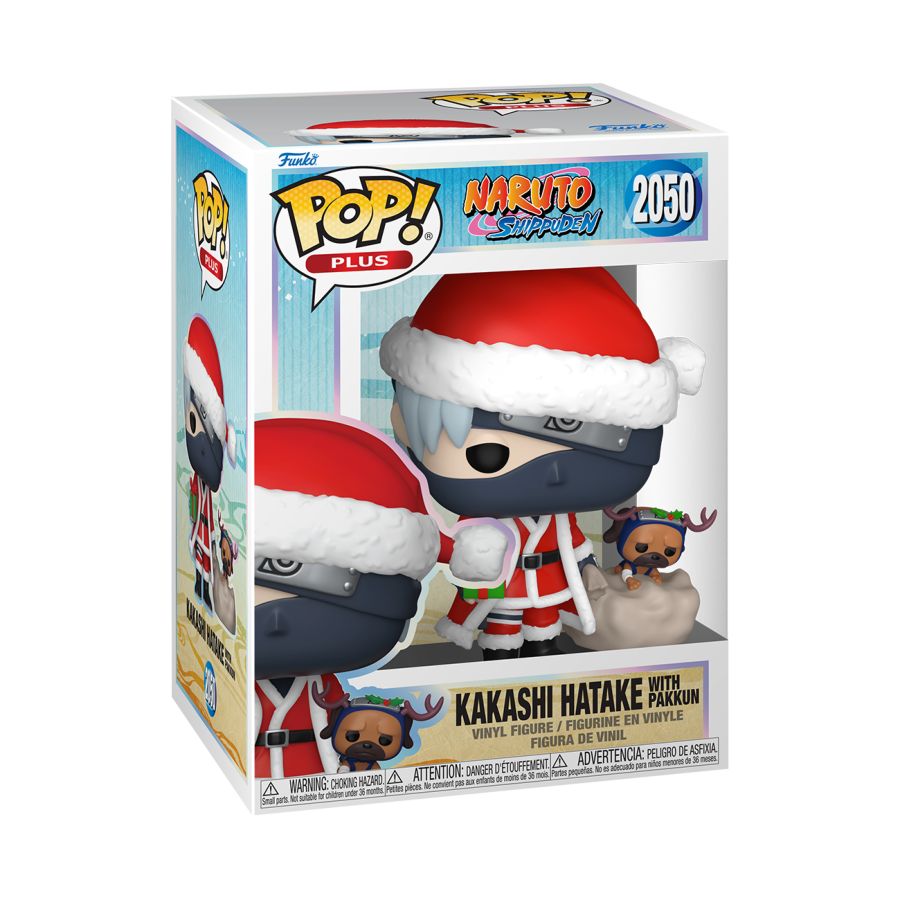 Naruto - Kakashi Hatake with Pakkun (Holiday) Pop! Plus
