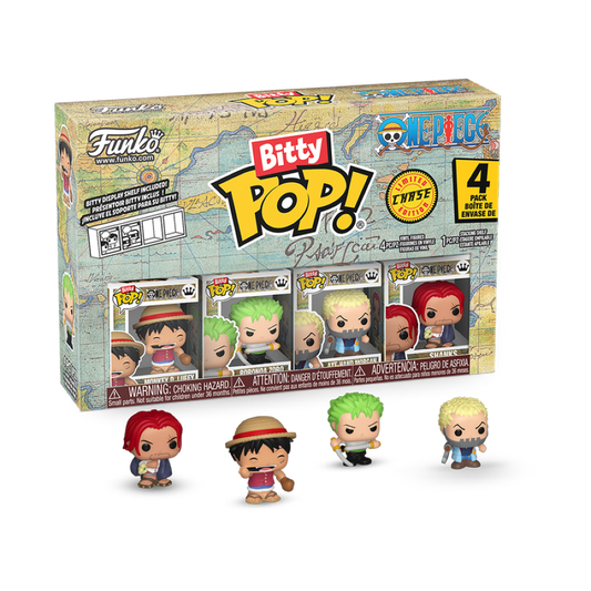 One Piece - Luffy Bitty Pop! 4-Pack