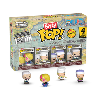 One Piece - Sanji Bitty Pop! 4-Pack