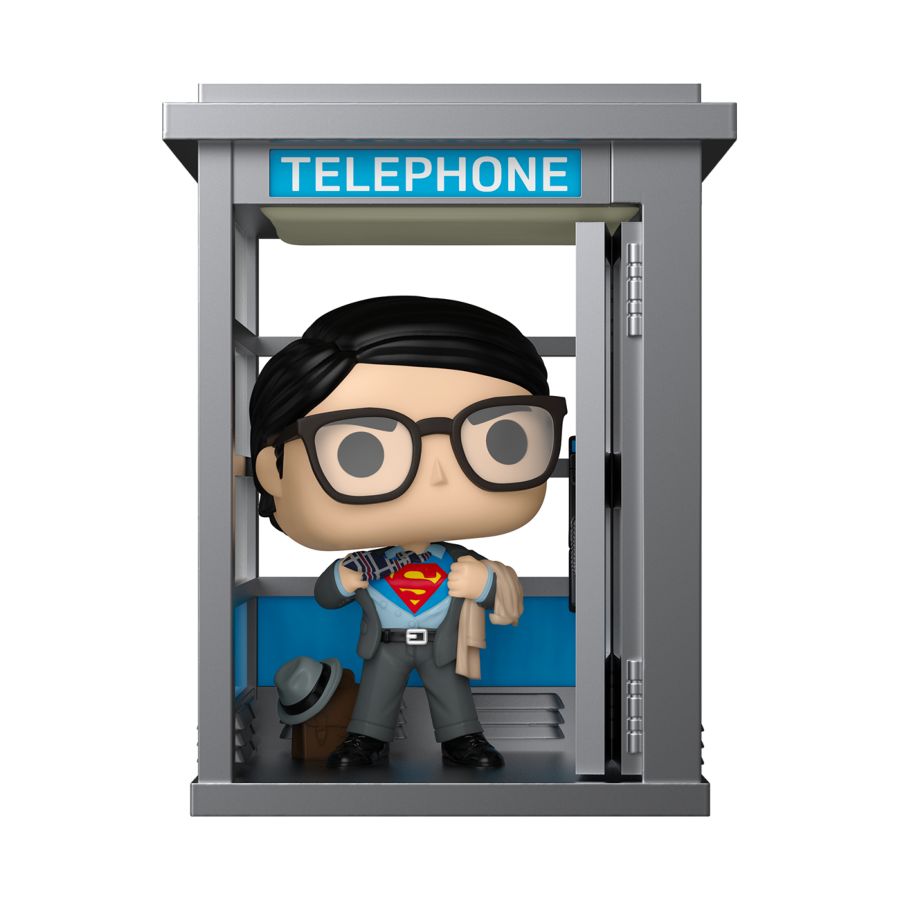 DC Comics - Superman in Phone Booth US Exclusive Pop! Deluxe