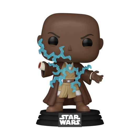Star Wars: Revenge of the Sith - Mace Windu Electricity US Exclusive Glow Pop! Vinyl