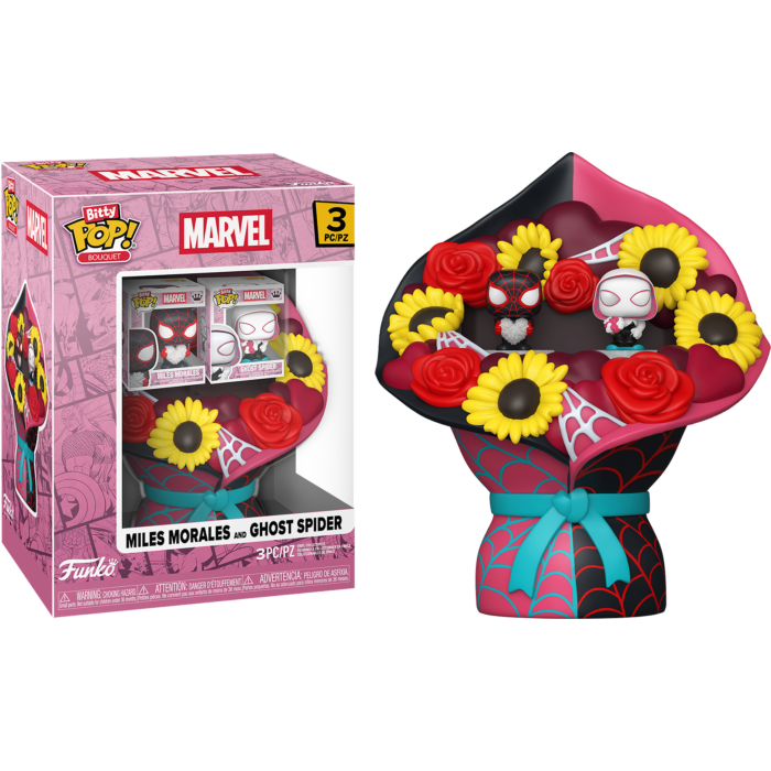 Spiderman - Valentines Bitty Pop! Bouquet