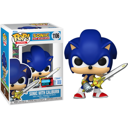 Sonic - Sonic with Caliburn Pop! Vinyl 2025 NYCC Exclusive