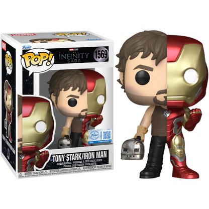 Marvel: Split - Tony Stark/Iron Man Pop!