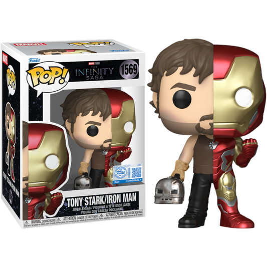 Marvel: Split - Tony Stark/Iron Man Pop!
