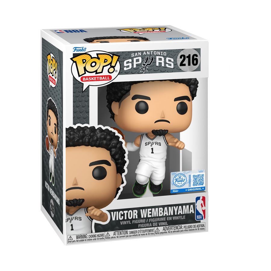 NBA: Spurs - Victor Wembanyama US Exclusive Pop! Vinyl