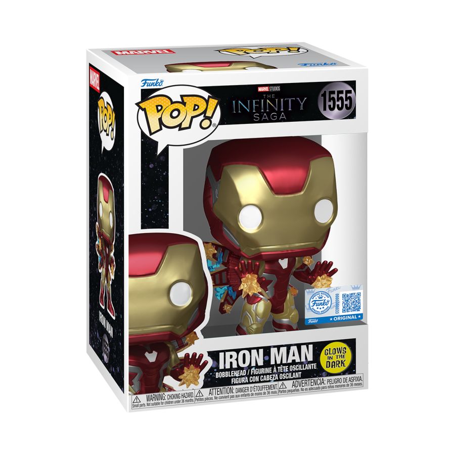 Avengers: Endgame - Iron Man Exclusive Glow Pop! Plus