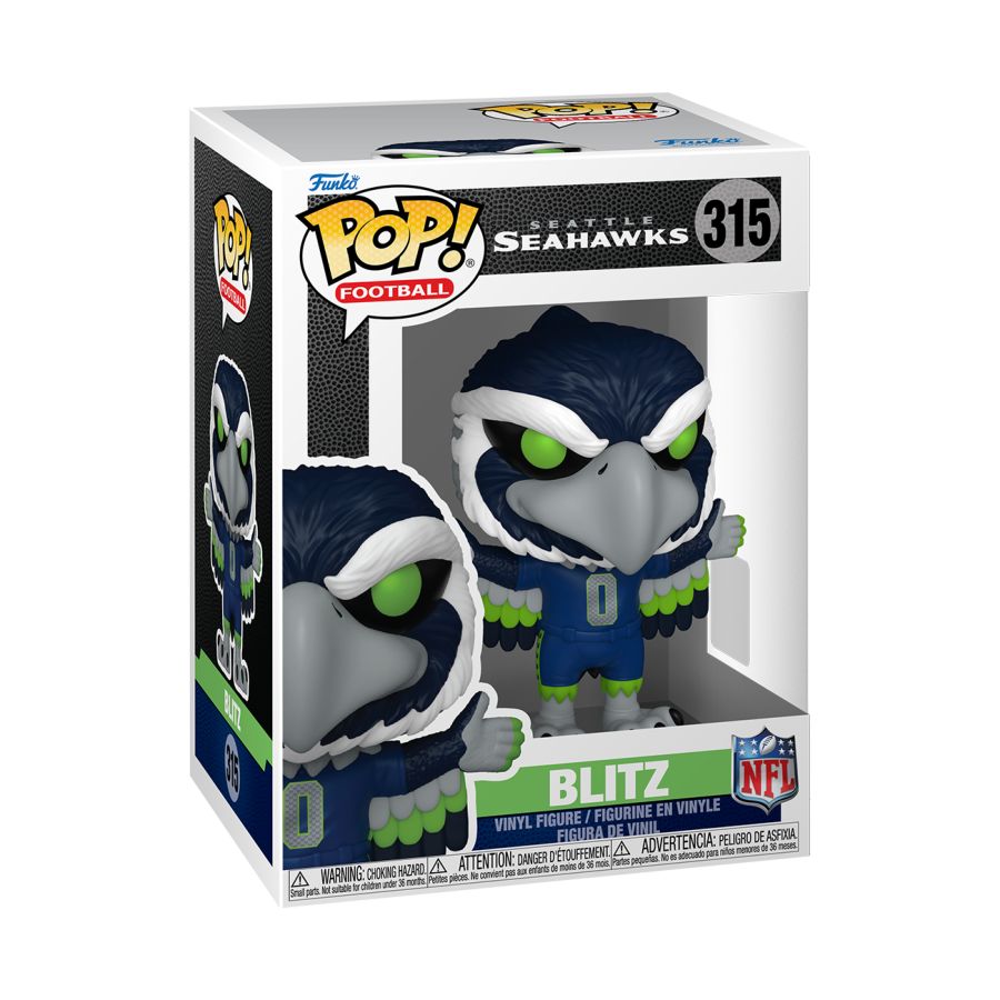 NFL: Mascots - Seattle Seahawks Blitz Pop! Vinyl