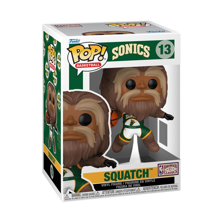 NBA: Mascots - Seattle Sasquatch Pop! Vinyl