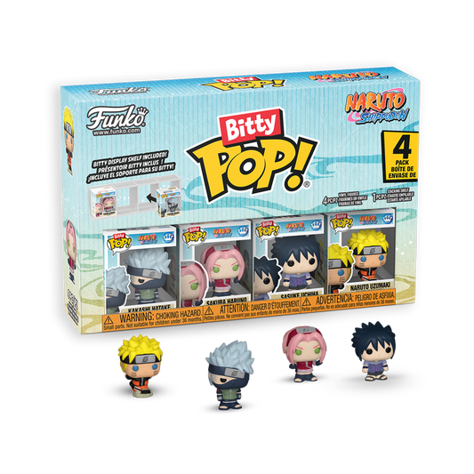 Naruto Team 7 Bitty Pop! 4-Pack