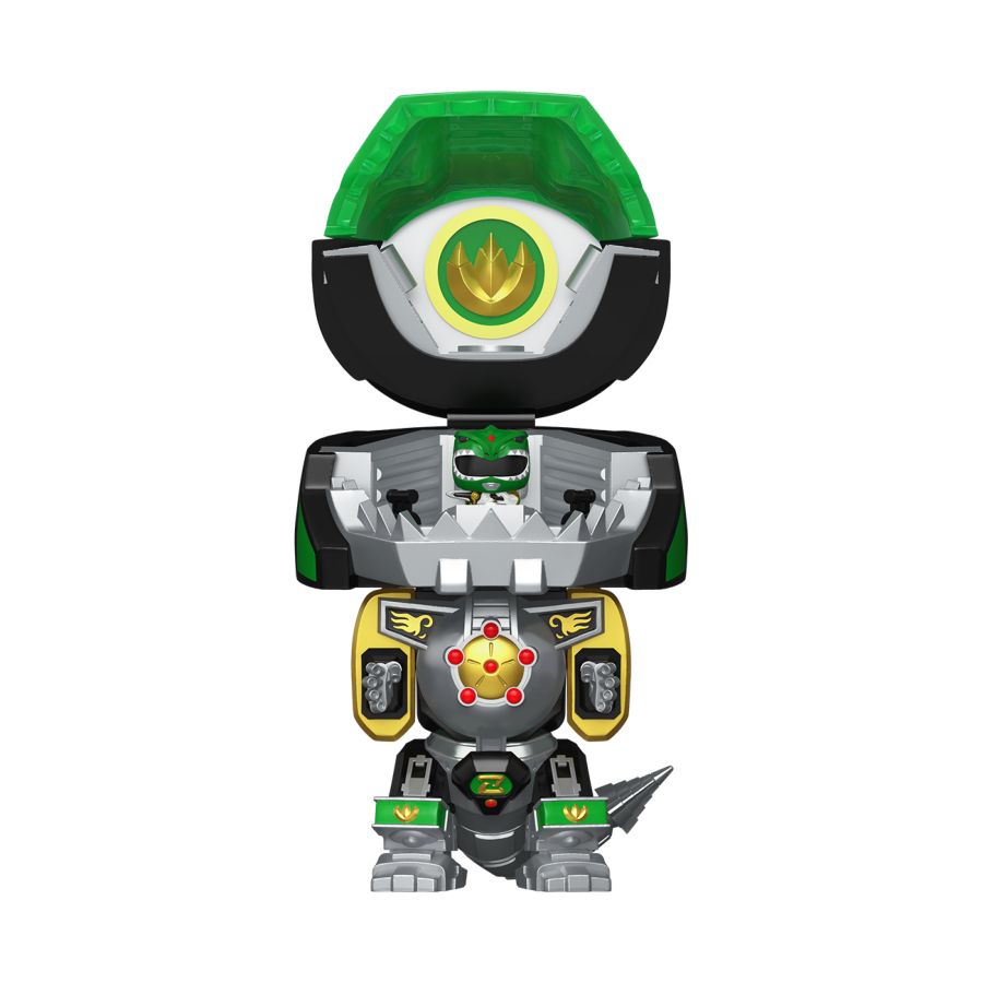 Power Rangers - Green Ranger w/Megazord Bitty Pop! Bot