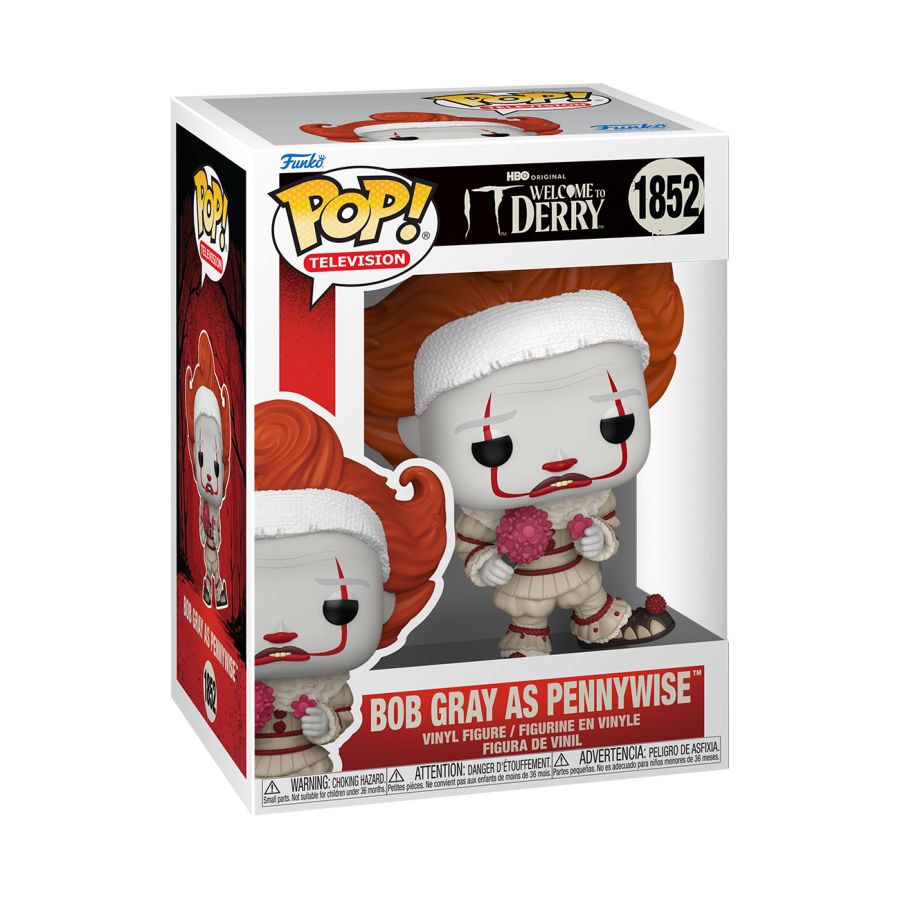 Welcome to Derry - Bob Gray as Pennywise Pop! Vinyl