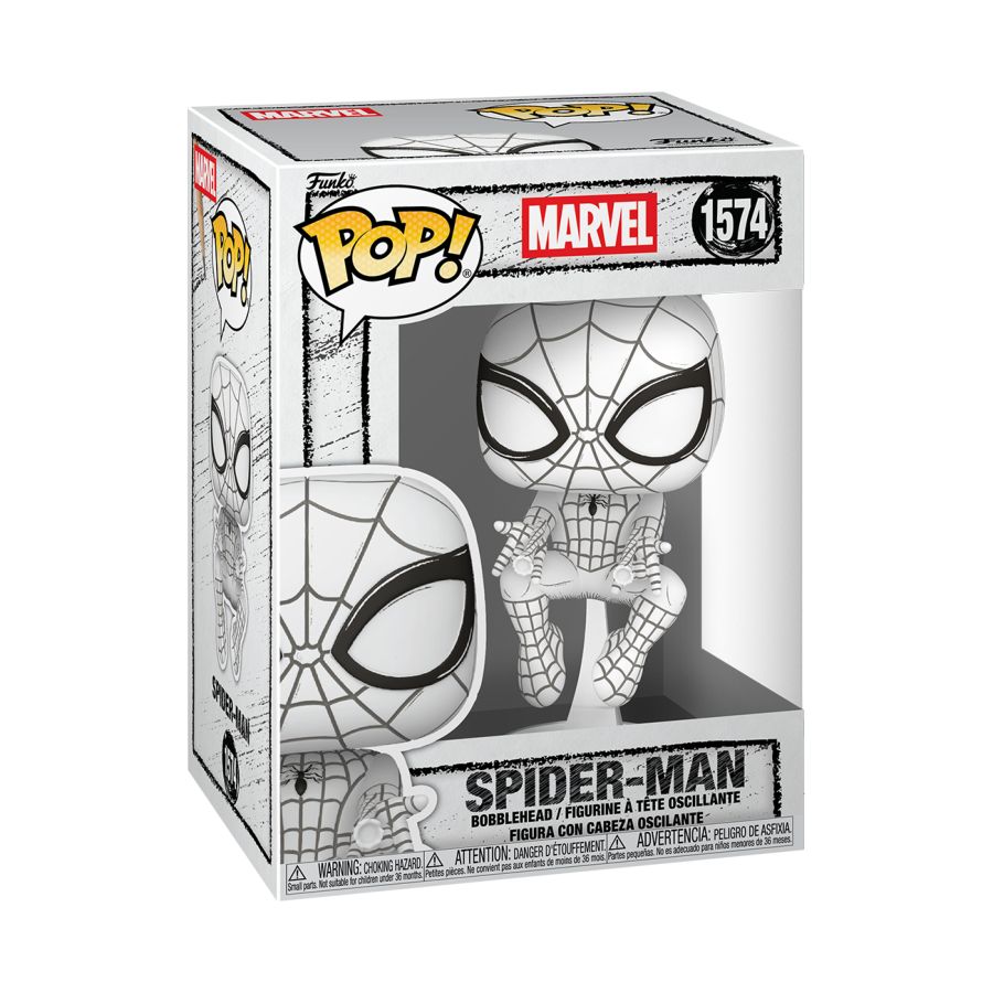 Marvel: Sketched - Spider-Man Pop! Vinyl