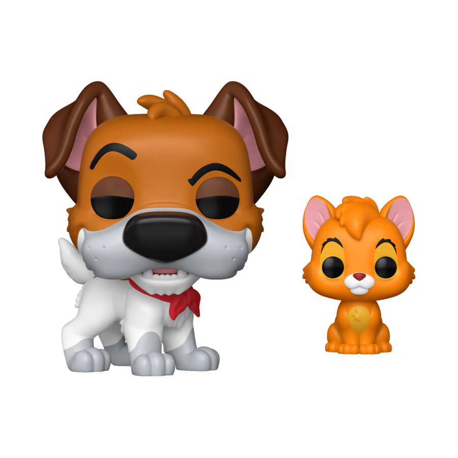 Oliver and Company (1988) - Dodger with Oliver Pop! Vinyl