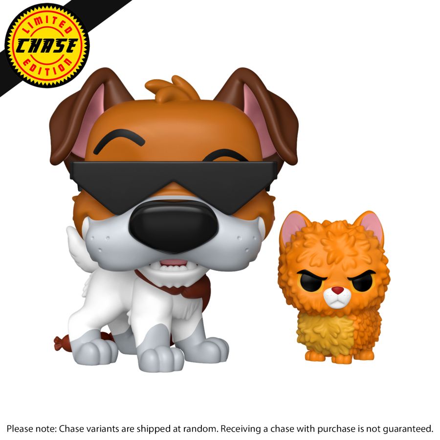 Oliver and Company (1988) - Dodger with Oliver Pop! Vinyl