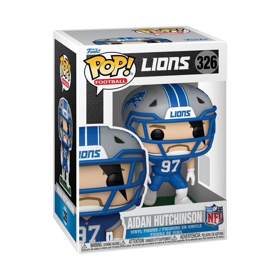 NFL: Lions - Aidan Hutchinsons (Home) Pop! Vinyl