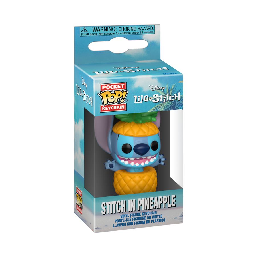 Lilo & Stitch - Stitch in Pineapple Pop! Keychain