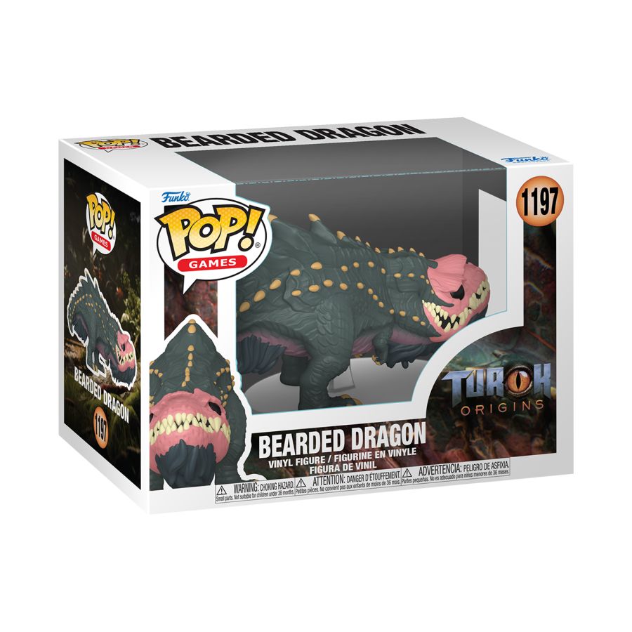 Turok: Origins - Beared Dragon Pop! Vinyl