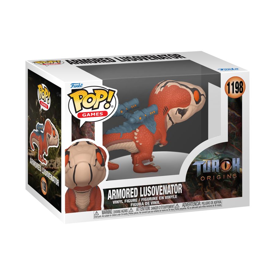 Turok: Origins - Armored Lusovenator Pop! Vinyl