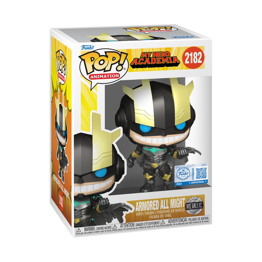 My Hero Academia - Armoured All Might US Exclusive Metallic Pop! Vinyl