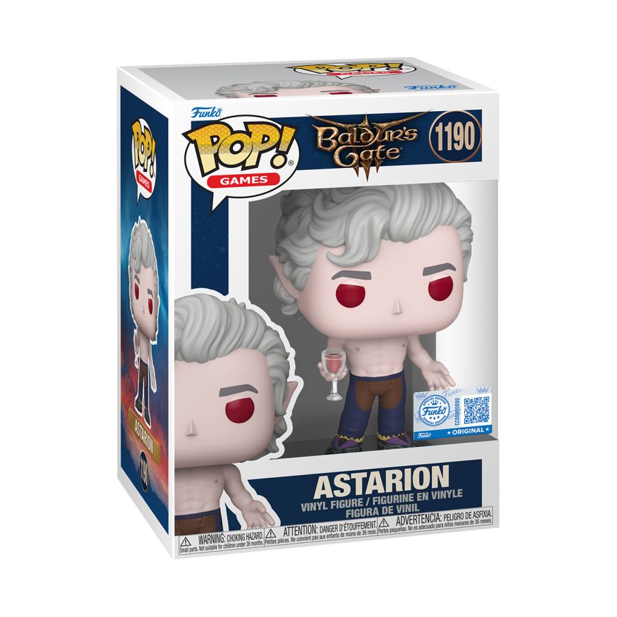 Baldur's Gate 3 - Astarion (Shirtless) US Exclusive Pop! Vinyl